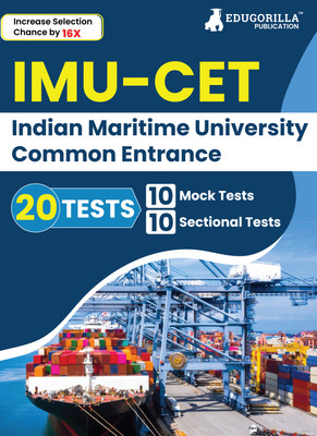 IMU - CET Indian Maritime University Common Entrance Test  - Indian Maritime University Common Entrance Test - 10 Mock Tests and 10 Sectional Tests (2400 Solved Questions) with Free Access to Online Tests(English, Paperback, Edugorilla Prep Experts)