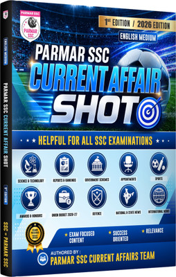 PARMAR SSC Current Affair Shot | English Medium | 1st Edition, 2026 Edition | Helpful For All SSC Examinations | Parmar SSC Current Affair Team | Parmar SSC(Paperback, Parmar SSC)