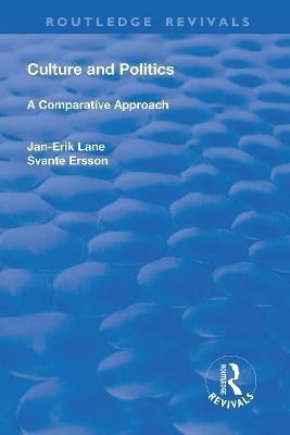 Culture and Politics(English, Paperback, Jan-Erik Lane)