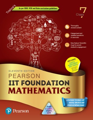 Pearson IIT Foundation'24 Mathematics Class 7, As Per CBSE, ICSE |JEE,NEET,NSTE,Olympiad| Free access to vidoes(English, Paperback, unknown)