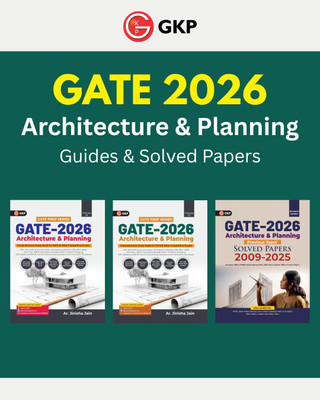 GKP GATE 2026 Architecture & Planning Preparation Set of 3 – Vol I & II + Solved Papers (2009–2025) |GATE, UPSC, PSU & M.Arch Entrance Exams(Paperback, Jinisha Jain) GKP GATE 2026 Architecture & Planning Preparation Set of 3 – Vol I & II + Solved Papers (2009–2025) |GATE, UPSC, PSU & M.Arch Entrance Exams(Paperback, Jinisha Jain)