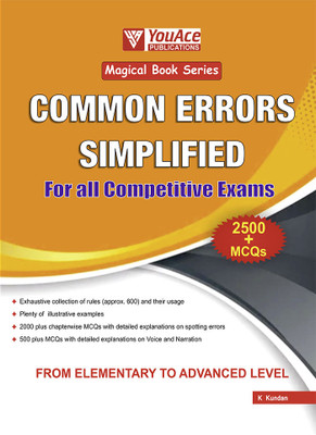 MAGICAL BOOK SERIES: COMMON ERRORS SIMPLIFIED(Paperback, K. Kundan)
