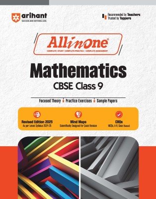 All In One Mathematics CBSE Class 9th Based On Latest NCERT For CBSE Exams 2025 | Mind map in each chapter | Clear & Concise Theory | Index & Chapter Exercises | Sample Question Papers(English, Paperback, Dwevedi Brijesh)