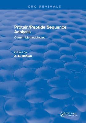 Protein/Peptide Sequence Analysis: Current Methodologies(English, Electronic book text, Bhown A.S.)