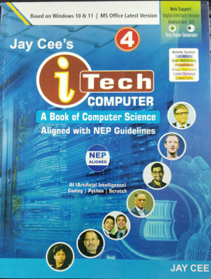 Jay Cee's I Tech Computer A Book of Computer Science 4(Paperback, Jay Cee's)