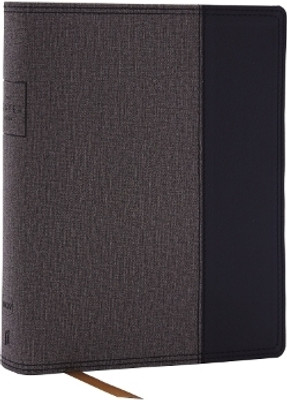 The Prayer Bible: Pray God's Word Cover to Cover (NKJV, Black/Gray Leathersoft, Red Letter, Comfort Print)(English, Leather / fine binding, Nelson Thomas)