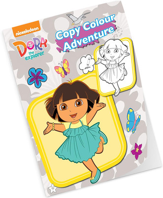 Dora the Explorer Copy Colour Adventure(Paperback, Nickelodeon)