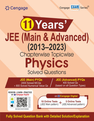 11 Years' Jee (Main and Advanced) (2013-2023) Chapterwise Topicwise Physics Solved Questions(English, Paperback, Kala Arun)