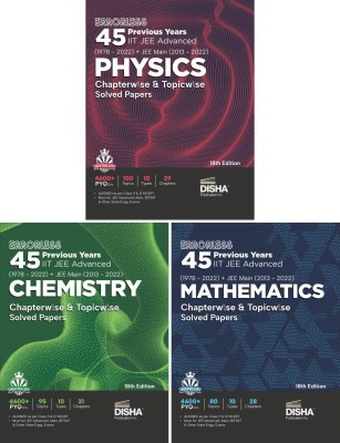 Errorless 45 Previous Years Iit Jee Advanced (1978 - 2022) + Jee Main (2013 - 2022) Physics, Chemistry & Mathematics Chapterwise & Topicwise Solved Papers(English, Paperback, unknown)