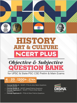 History, Art & Culture Ncert Plus Objective & Subjective Question Bank(English, Paperback, unknown)