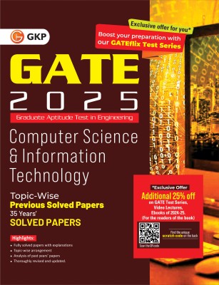 Gate 2025 - Computer Science and Information Technology - 35 Years' Topic Wise Previous Solved Papers(English, Paperback, Garg Vinit)