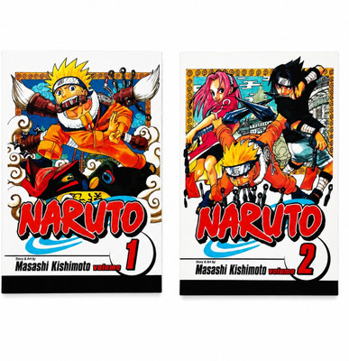 Naruto Vol 1 + Vol 2 Manga Book Combo Set | Best Selling Japanese Manga Comics | Anime Graphic Novel | English Paperback | 2 Books(Paperback, manga)