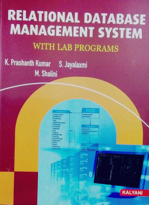 RELATIONAL DATABASE MANAGEMENT SYSTEM WITH LAB PROGRAMS FOR BCOM(Paperback, M.SHALINI)