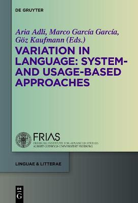Variation in Language: System- and Usage-based Approaches(English, Hardcover, unknown)