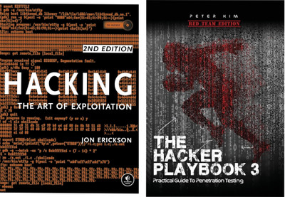 combo of (The Hacker Playbook 3 + Hacking: The Art of Exploitation, 2nd Ed )(Paperback, Jon Erickson, Peter Kim)