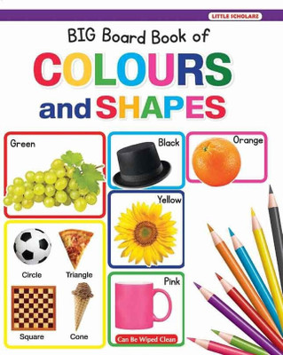 New Big Board Book of Colour & Shapes(English, Hardcover, LS Editorial Team)