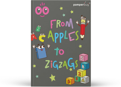 From Apples to Zigzags: A to Z Tracing and Coloring Book for Toddlers and Kids Ages 1–5 | Alphabet Activity Workbook for Preschool and Kindergarten Learning(Paperback, Pamperbug) From Apples to Zigzags: A to Z Tracing and Coloring Book for Toddlers and Kids Ages 1–5 | Alphabet Activity Workbook for Preschool and Kindergarten Learning(Paperback, Pamperbug)