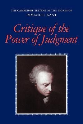 Critique of the Power of Judgment(English, Paperback, Kant Immanuel)