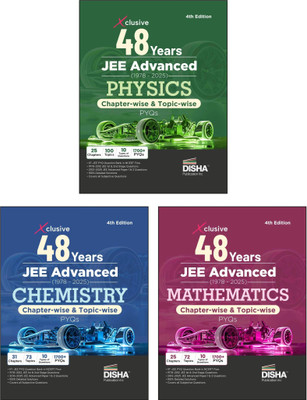 Disha Xclusive 48 Years Jee Advanced (1978 - 2025) Physics, Chemistry & Mathematics Chapter-Wise & Topic-Wise Pyqs Book(English, Paperback, unknown)