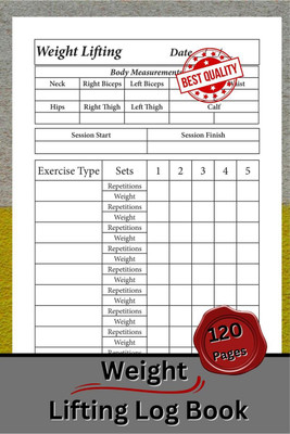 Weight Lifting Log Book(English, Paperback, Cucus Surus)