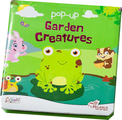 Garden Creatures - Magical Pop-up & Lift the Flap Books: Interactive Adventures for Kids(Board book, Team Pegasus)
