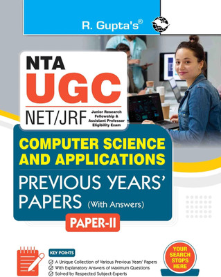 NTA-UGC-NET/JRF: Computer Science & Applications (PAPER-II) Previous Years' Papers (With Answers)(English, Paperback, RPH Editorial Board)