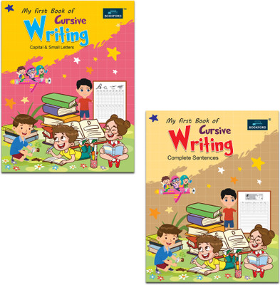 My First Cursive Writing Books For Kids - Set Of 2 Books - Capital & Small Letters , And Complete Sentences(Paperback, Bookford Publications Private Limited)