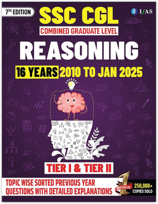SSC CGL Book 2025  - Best Seller SSC CGL PYQ Book for SSC CGL Reasoning 2025 | 16 Years Previous Year Papers (2010 to Jan 2025) | SSC CGL Tier 1 & Tier 2 Reasoning | Chapter Wise & Topic Wise Previous Year Question Bank Practice Set | IFAS Publications(Paperback, IFAS Publications)