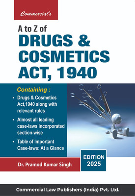 A to Z of Drugs and Cosmetics Act, 1940(Paperback, Dr. Pramod Kumar Singh)