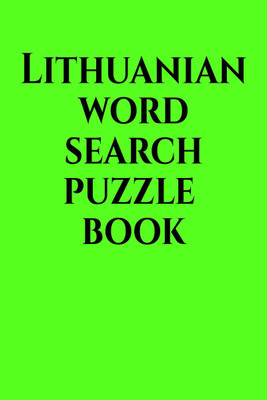 Lithuanian word search puzzle book(English, Paperback, Gss)