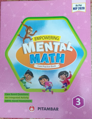 Empowering mental math cum practice book 3(Pepper back, Jyoti Sharma)