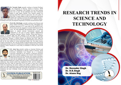 Research Trends In Science And Technology  - B5 Size(Paperback, Dr. Narender Singh, Prof. (Dr.) B.K.Singh, Dr. Atanu Nag)