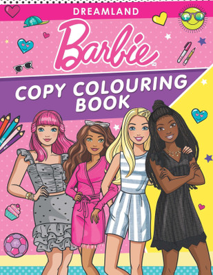 Barbie Copy Colouring Book  - Fun Colouring Pages With Barbie Characters | Enhance Creativity, Motor Skills & Coordination | Perfect Gift For Little Artists Using Crayons, Pastels Or Colour Pencils(English, Paperback, unknown)