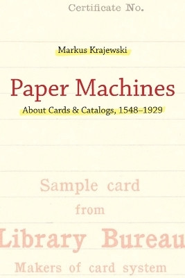 Paper Machines(English, Paperback, Krajewski Markus)