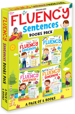 Fluency Sentences Books Pack- 4 Books  - Pack for Kids Age 4–7 Years | Set of 4 Early Learning Books to Build Reading, Writing & Vocabulary Skills(English, Paperback, Dreamland Publications)