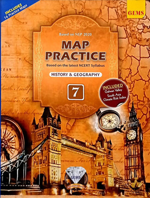 MAP PRACTICE BASED ON THE LATEST NCERT SYLLABUS HISTORY & GEOGRAPHY CLASS -7(Paperback, B.K. Mishra)