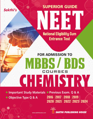 Neet MBBS/BDS Chemistry Superior Guide: Study Materials, Multiple Choice Questions, and Previous Exam Q & A for 2022-2016 | Neet Study Materials & Practice Tests(Paperback, Dr.K.Sathish Kumar) Neet MBBS/BDS Chemistry Superior Guide: Study Materials, Multiple Choice Questions, and Previous Exam Q & A for 2022-2016 | Neet Study Materials & Practice Tests(Paperback, Dr.K.Sathish Kumar)