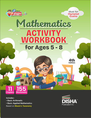 Disha Perfect Genius Mathematics Activity Workbook for Ages 5 to 8 - 3rd Edition | Must for Olympiad Exams | Builds 155 Life Skills(English, Paperback, Disha Experts)