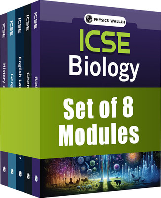 PW ICSE Class 9 Combo Set of 8 Books For 2025 Exams(Paperback, Physics Wallah (PW))