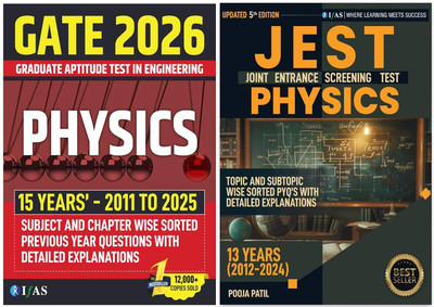 GATE and JEST Physics PYQ Combo Book  - 2026 [Set of 2 Books] | Topicwise Sorted Previous Year Solved Papers (2011–2024) with Detailed Explanations | Best PYQ Books for GATE, JEST & CSIR NET Physics Exam Preparation in India | IFAS Publications(Paperback, IFAS Publications)