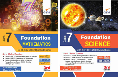 Class 7 Foundation Course Science & Mathematics for Iit-Jee/ Ntse/ Olympiad(English, Paperback, unknown)