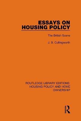 Essays on Housing Policy(English, Hardcover, Cullingworth J. B.)