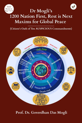 Dr Mogli’s 1200 Nation First, Rest is Next Maxims for Global Peace (Citizen’s Oath of Ten AUSPICIOUS Commandments)(Paperback, Dr. Goverdhan Das Mogli)