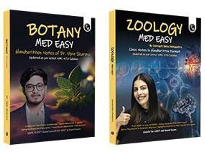 PW Zoology & Botany Med Easy (2-Books Set) For NEET and Board Exams 2024-25 | Flowcharts, Schematic Diagrams l Samapti Sinha Mahapatra Handwritten Notes(PW PUBLICATION, PW NEET EXPEART TEAM)