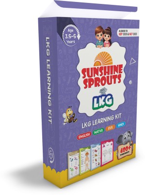 Sunshine Sprouts Playgroup Educational Learning Kit | Age Group 3.5-5 years (LKG)  - 400+ Worksheets | Set of 4 Books (English, Maths, EVS, Hindi)(Paperback, Student Advisor)