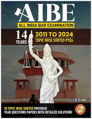 AIBE Exam Book 2025  - Previous Year Solved Paper (2011 to 2024) | Best Seller AIBE Exam Book for AIBE All India Bar Examination & all Law Entrance Exams in India | Topic Wise & Chapter Wise AIBE Question Bank with Detailed Solutions | IFAS Publications(Paperback, IFAS Publications)