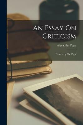 An Essay On Criticism(English, Paperback, Pope Alexander)