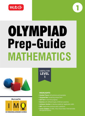 MTG Olympiad Prep-Guide Class 1 Mathematics (IMO) - Detailed Theory, IMO Chapterwise Previous Years Questions with Self Test For SOF 2025-26 Exam(Paperback, MTG Editorial Board)
