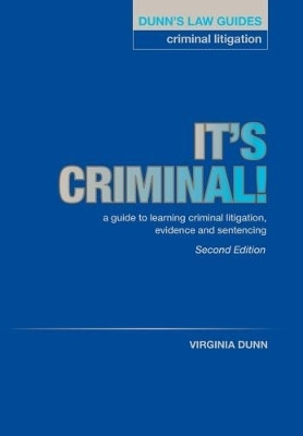 Dunn's Law Guides: Criminal Litigation 2nd Edition(English, Paperback, Dunn Virginia)