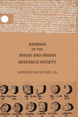 Journal of the Bihar and Orissa Research Society Vol. 26th(Paperback, Hon'ble Saiyid Fazl Ali)